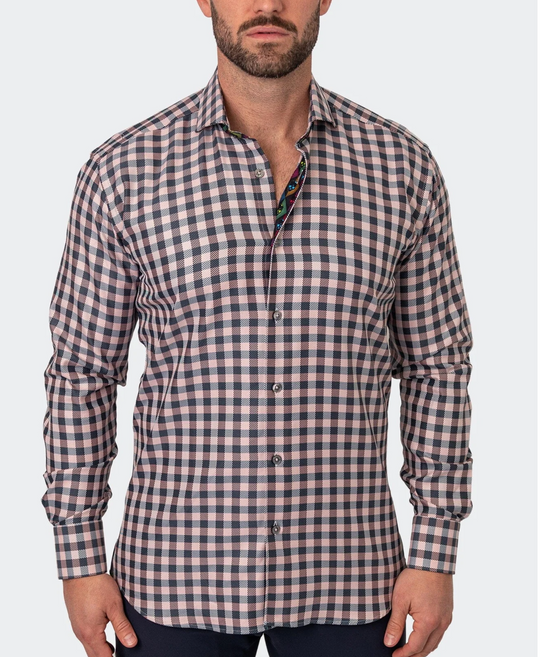 Maceoo Eins Squares Shirt White