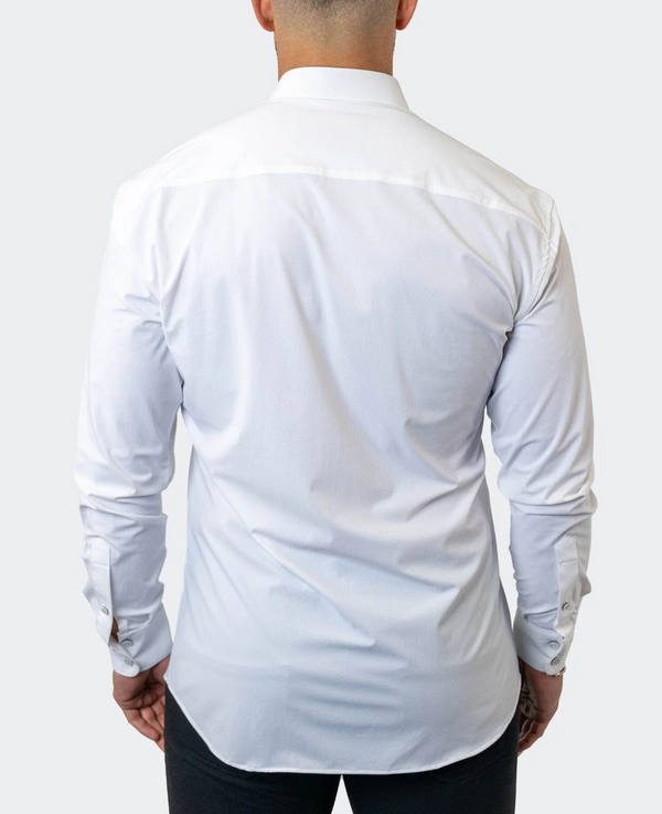 Maceoo Eins Stretch Core Shirt White