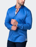 Maceoo Eins Simple Shirt Blue