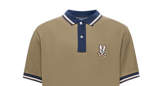 Psycho Bunny Men's Wade Pique Polo | Dusky Green