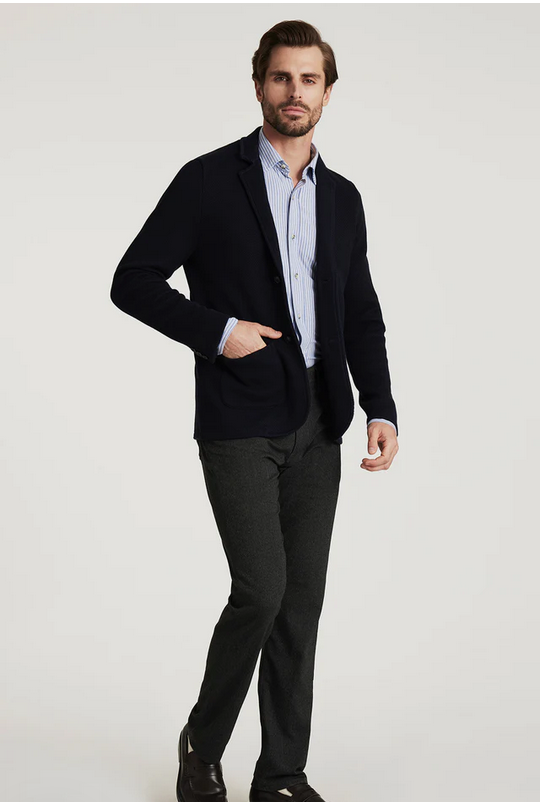 34 Heritage Double Face Blazer | Navy