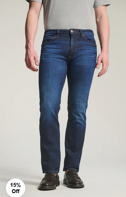 34 Heritage Courage Straight Leg Jeans in Rinse Brushed Vintage