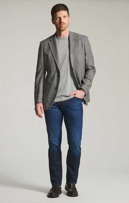 34 Heritage Courage Straight Leg Jeans in Rinse Brushed Vintage