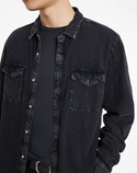 John Varvatos Arvon Western Shirt | Black