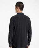 John Varvatos Arvon Western Shirt | Black