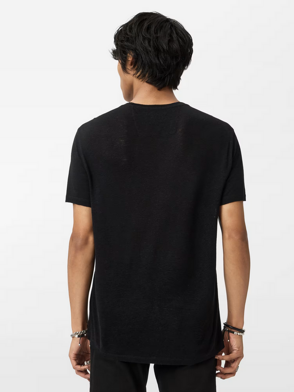 John Varvatos Map Tee | Black
