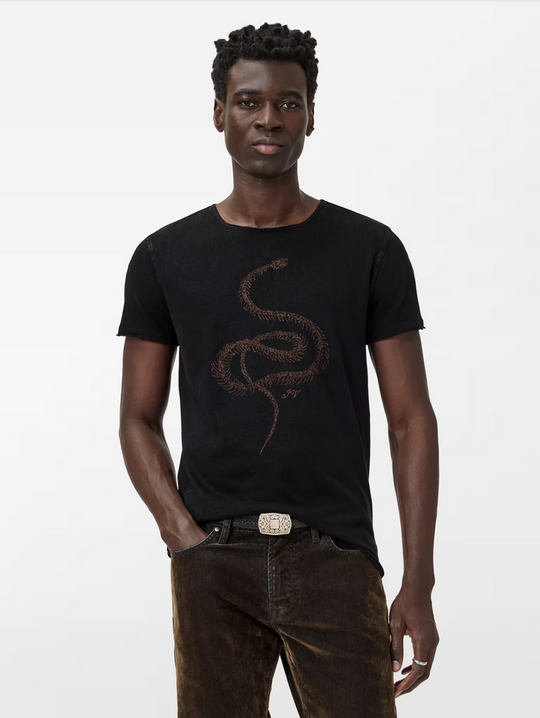 John Varvatos Fine Line Tee | Black