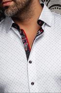 Au Noir 360° Stretch Shirt Long Sleeve | OPTIMUS, White Gold