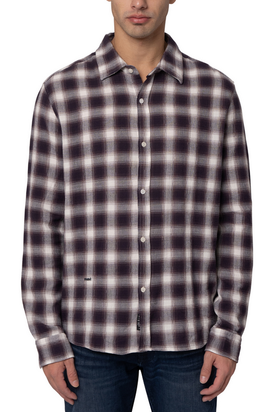 Mavi Check Shirt Long Sleeve | Nightshade