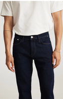 Mavi Zach Straight Leg Jeans  Regular Rise | Rinse Feather Blue