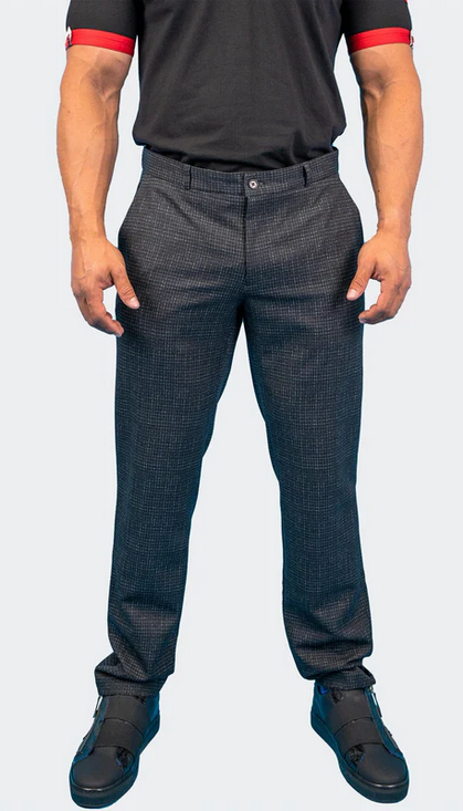 Maceoo 4-Way Stretch Pants Squared | Black