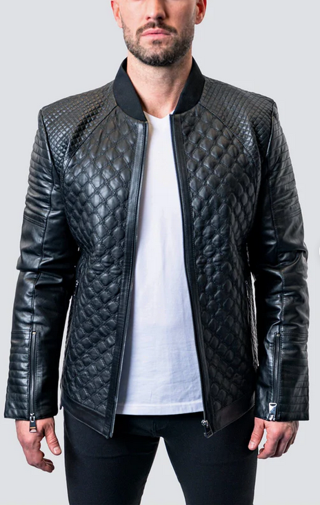 Maceoo Leather Croco | Black