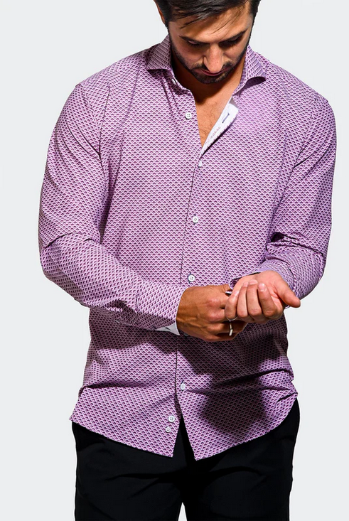 Maceoo Eins Resistance Stretch3352 | Purple