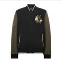 Psycho Bunny Men/s Aug﻿uste Knit Bomber | Black