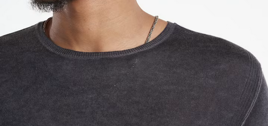 John Varvatos Pete Crew Neck Sweater | Medium Grey