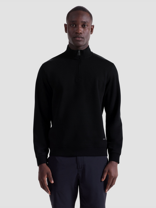 Bugatchi Sweater 1/4 Zip | Noir