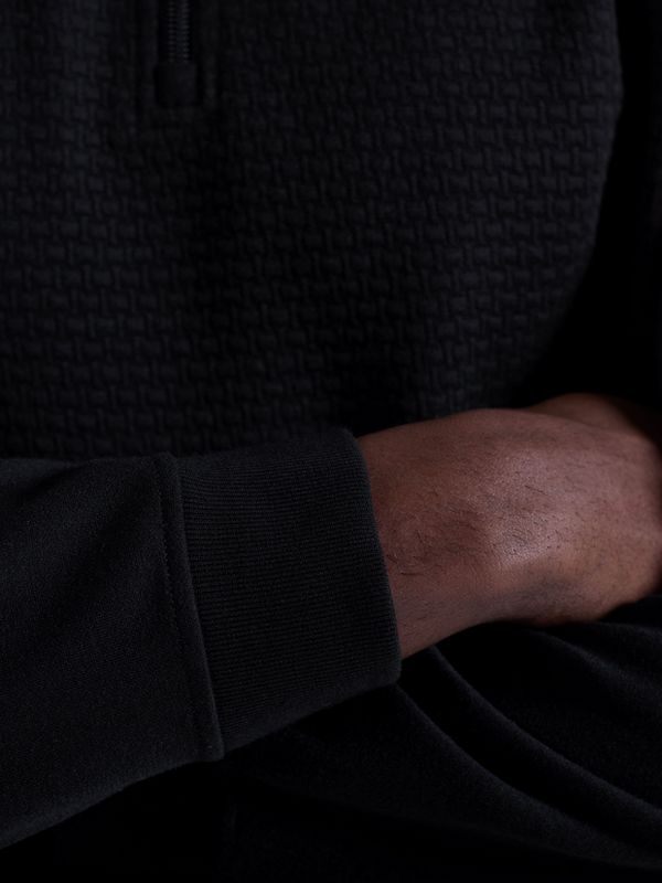 Bugatchi Sweater 1/4 Zip | Black