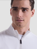 Bugatchi Sweater 1/4 Zip | Chalk