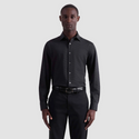 Bugatchi James Herringbone OoohCotton® Shirt | Black