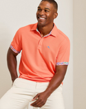 Tommy Bahama Amalfi Views Five O'Clock IslandZone® Polo | Dark Coral