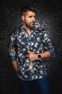 Au Noir Shirt | ROSARUGOSA, Navy Olive
