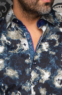 Au Noir Shirt | ROSARUGOSA, Navy Olive