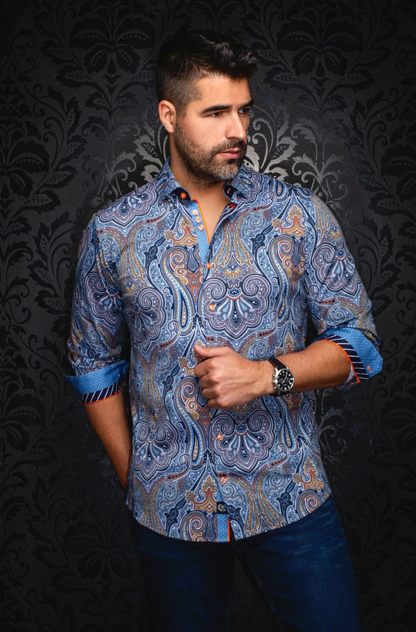 Au Noir Au Noir 360° Stretch Shirt Long Sleeve | MISTWOOD, Light Blue
