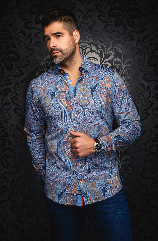 Au Noir Au Noir 360° Stretch Shirt Long Sleeve | MISTWOOD, Light Blue