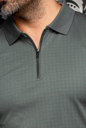 Au Noir Long Sleeve Polo | BENTLEY, Black