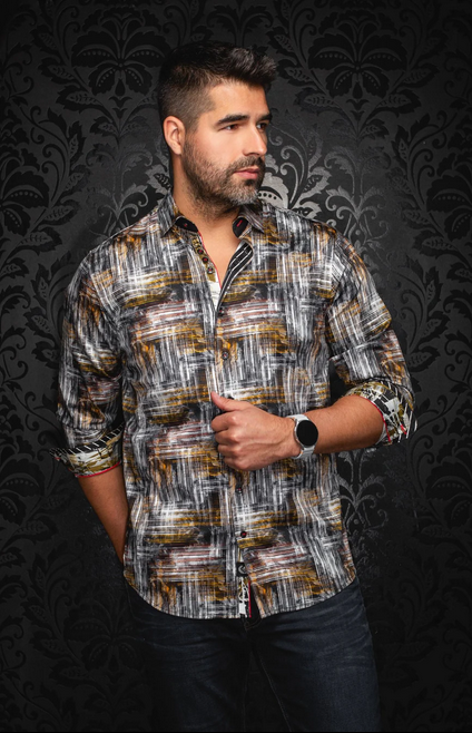 Au Noir Shirt | GRIMLOCK, Black