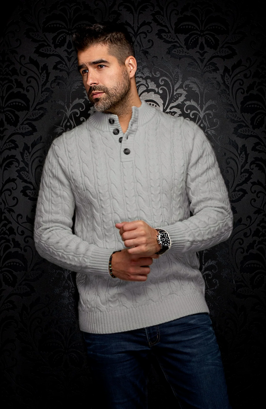 Au Noir Sweater | OSLO, Light Grey