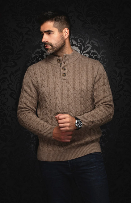 Au Noir Sweater | OLSO, Taupe