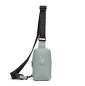 Psycho Bunny Men's Rubberized Crossbody | Led