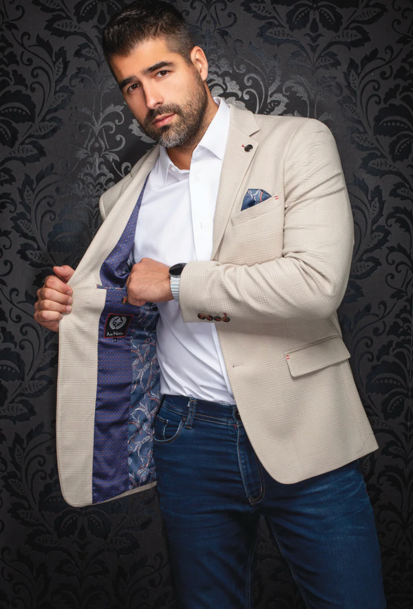 Au Noir Blazer | HAWKE, Stone
