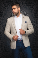 Au Noir Blazer | HAWKE, Stone