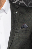 Au Noir Blazer | Brosnan, Olive