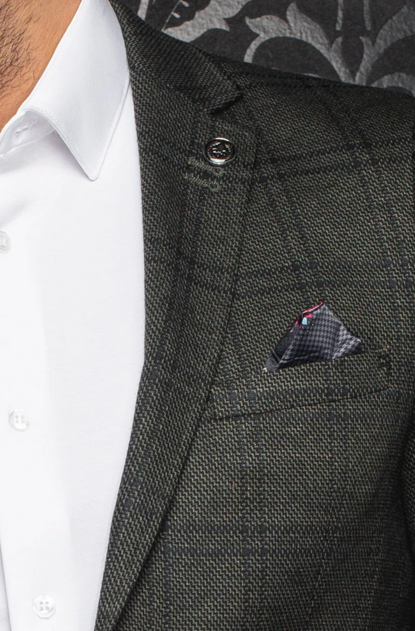 Au Noir Blazer | Brosnan, Olive