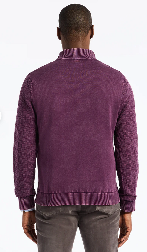 Robert Graham Aubin 1/2 Zip Sweater | Dark Purple