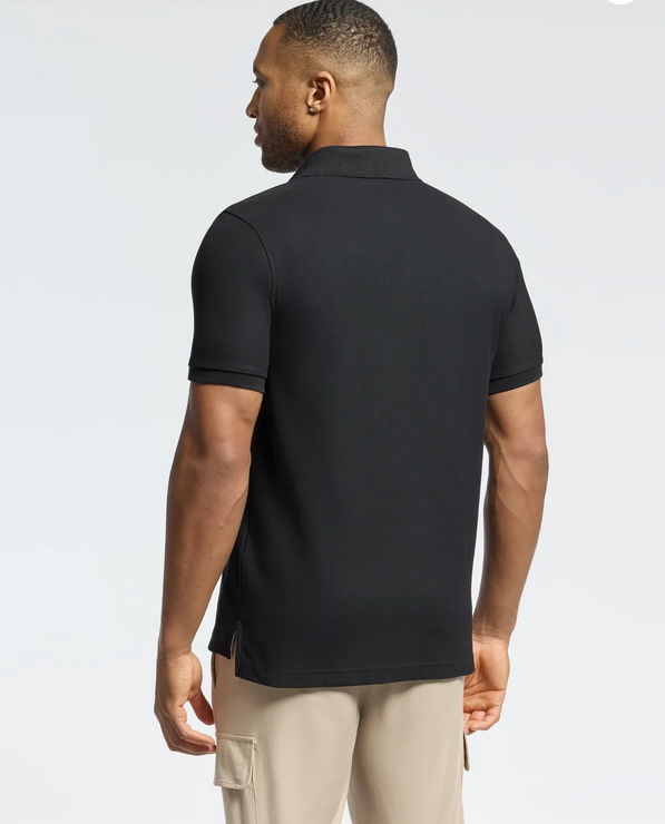 Psycho Bunny Men's Desert Pique Polo | Black