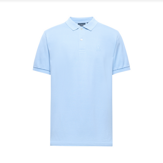 Psycho Bunny Men's James Premium Pique Polo Shirt | Serenity