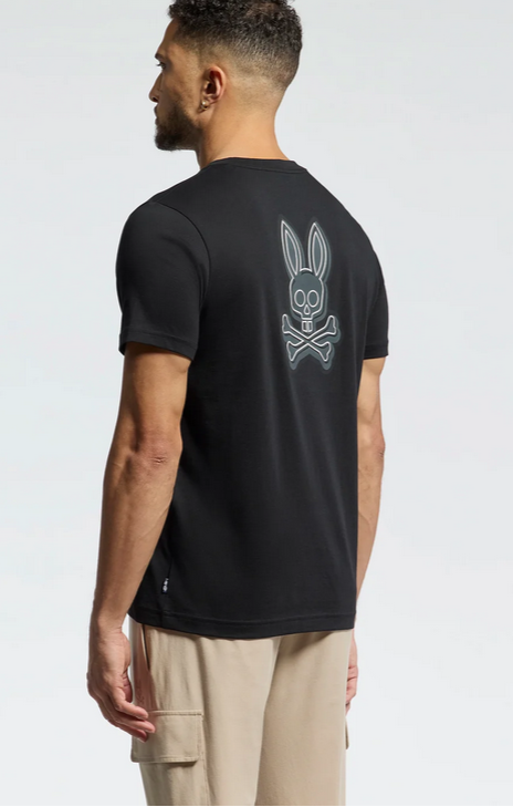 Psycho Bunny Graphic Tee Syndey | Black