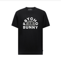 Psycho Bunny Men's Graphic Tee Goldie | Black