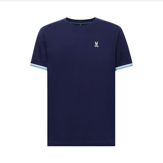 Psycho Bunny Hommes Tee Nolan | Evening Blue