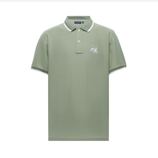 Psycho Bunny Men's Elliot Pique Polo | Sea Spray
