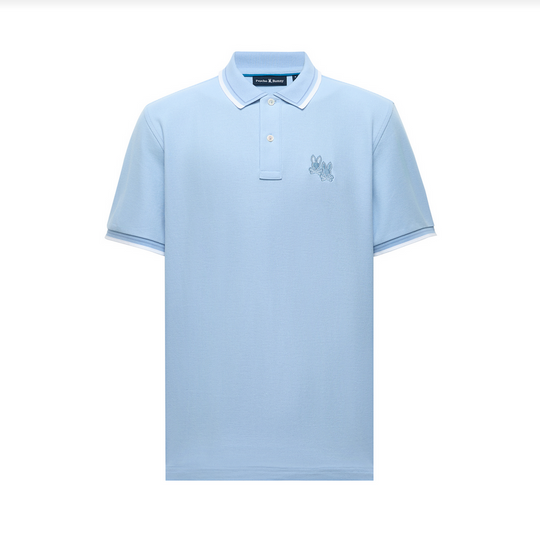 Psycho Bunny Men's Elliot Pique Polo | Serenity