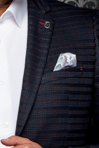 Au Noir Blazer | ELBA, Navy Brown