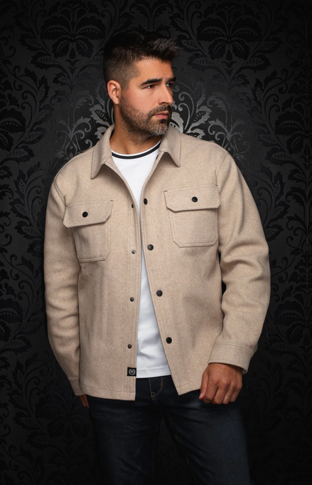 Au Noir Over Shirt | DANALI, Oatmeal