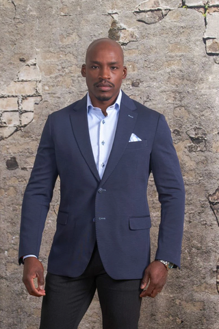 7 Downie St. Gilmore Knit Blazer | Navy