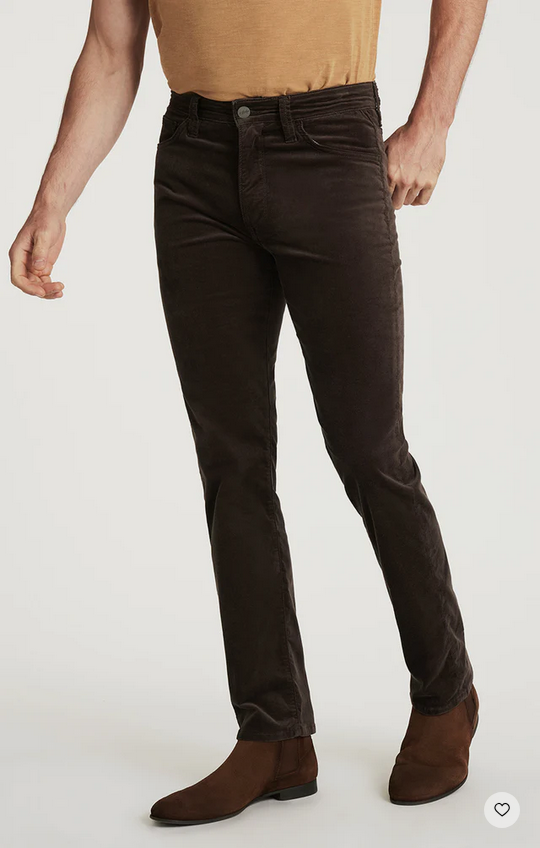 34 Heritage Courage Straight Leg Pants in Brown Moleskin