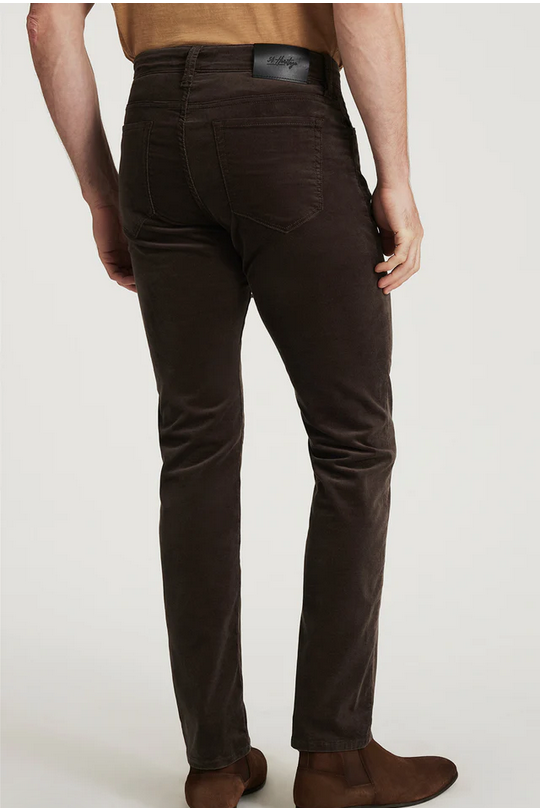 34 Heritage Courage Straight Leg Pants in Brown Moleskin